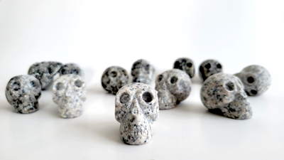 Premium Granite Whiskey Stone Skulls by Whiskey Bones