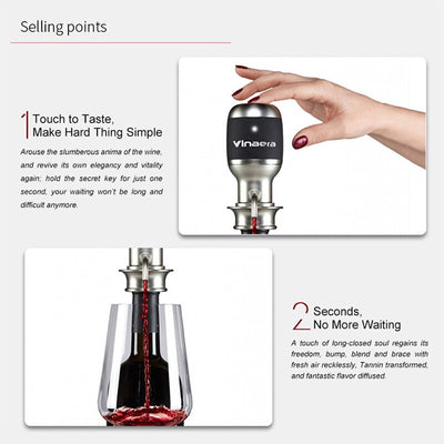 Automatic Electric Wine Aerator and Pourer